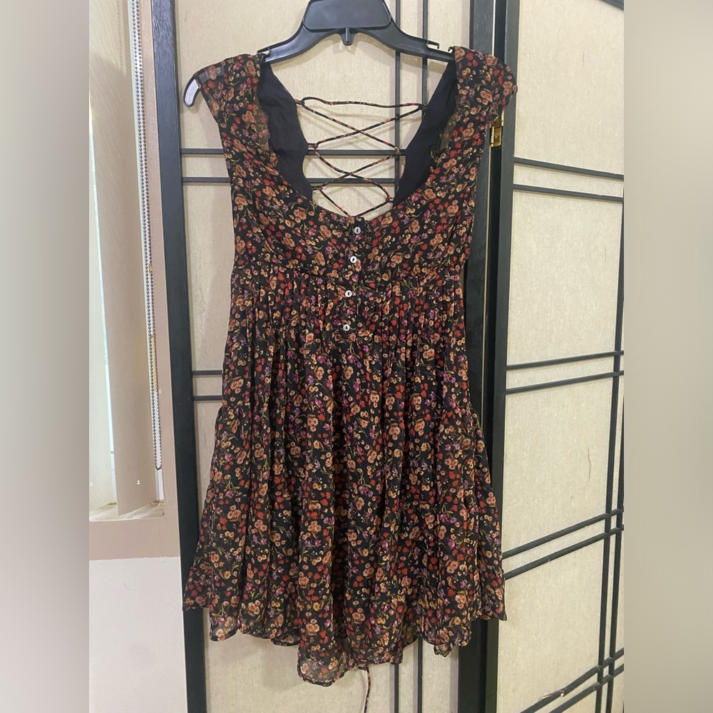 Urban outfitters dress. Multi color flower print.